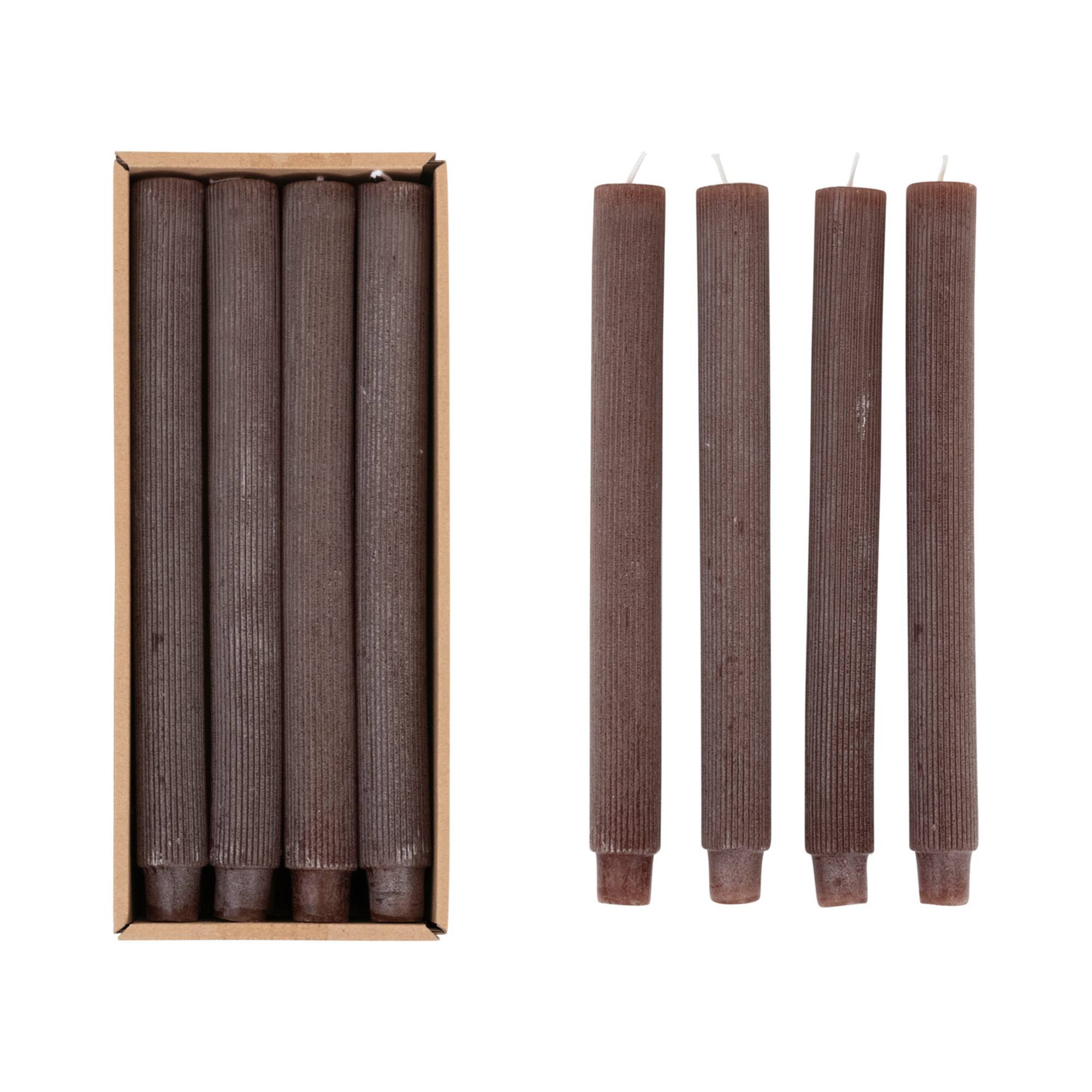 Hello Honey® Unscented Pleated Taper Candles in Box